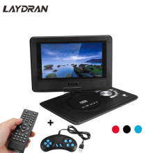 Portable  DVD Player 9.8" Game Video Control Rechargeable 270 Degree Rotation With Game FM Radio